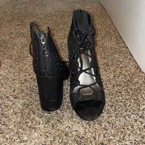 Guess lace-up chunky heels. Size 8.5W